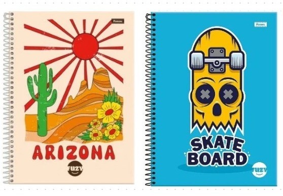 CADERNO 1X1 C.D. FUZY